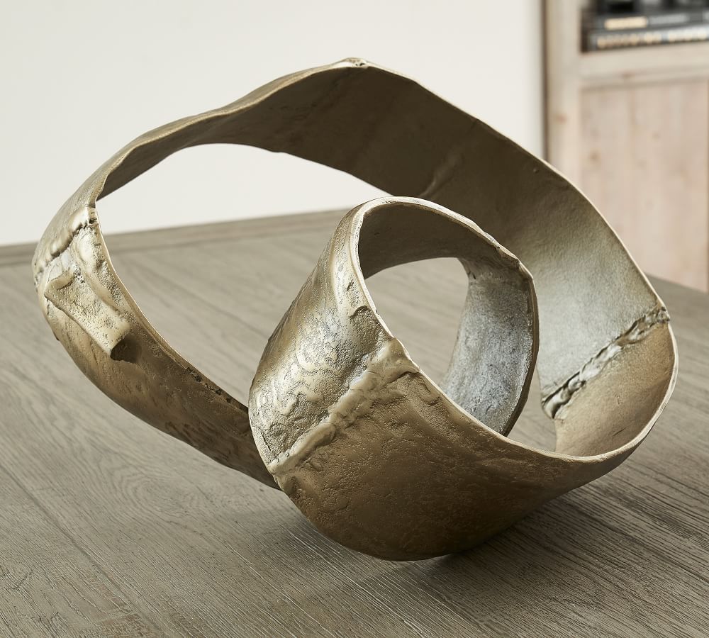 Brass Decorative Metal Ribbon Pottery Barn