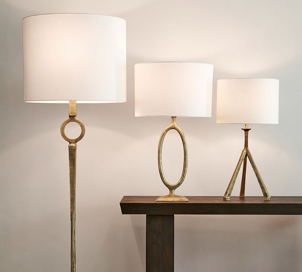 Easton Forged-Iron Table Lamp | Pottery Barn