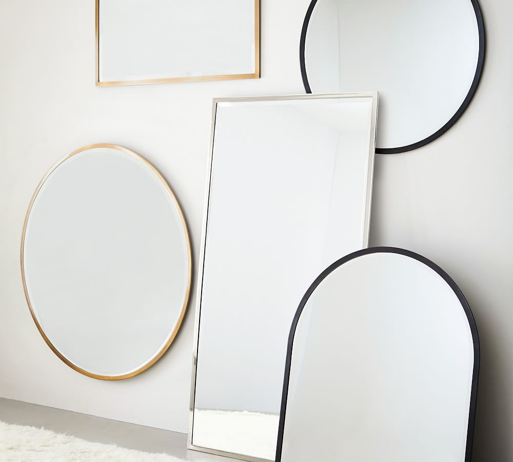 Layne Round Wall Mirror Pottery Barn