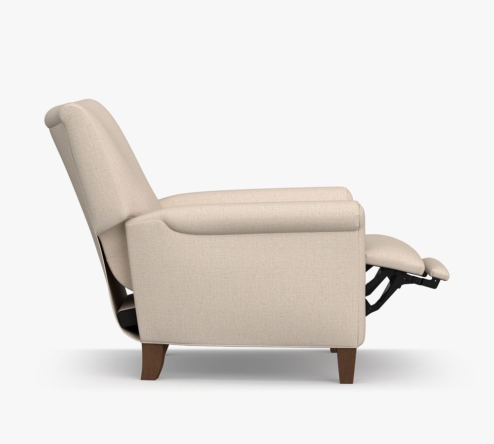 Irving Roll Arm Upholstered Recliner Chair Pottery Barn