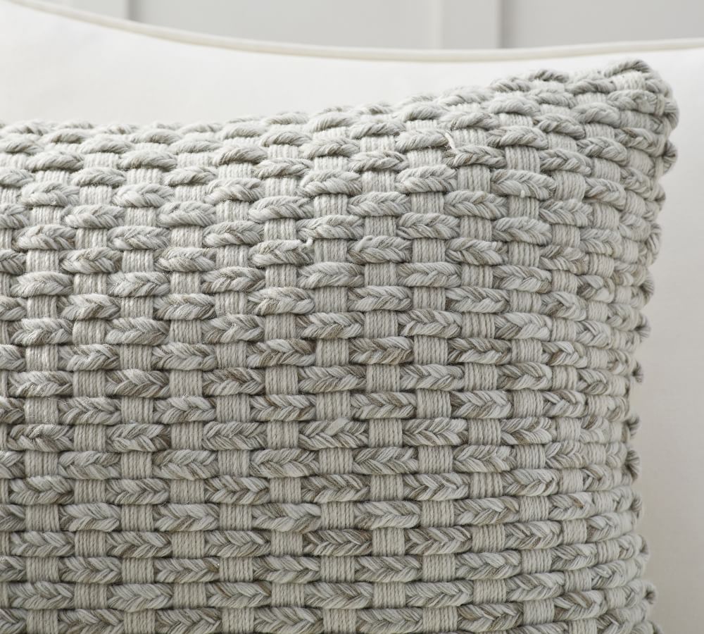 Cadyn Textured Indoor/Outdoor Pillow Pottery Barn