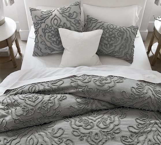 renee candlewick sateen duvet cover