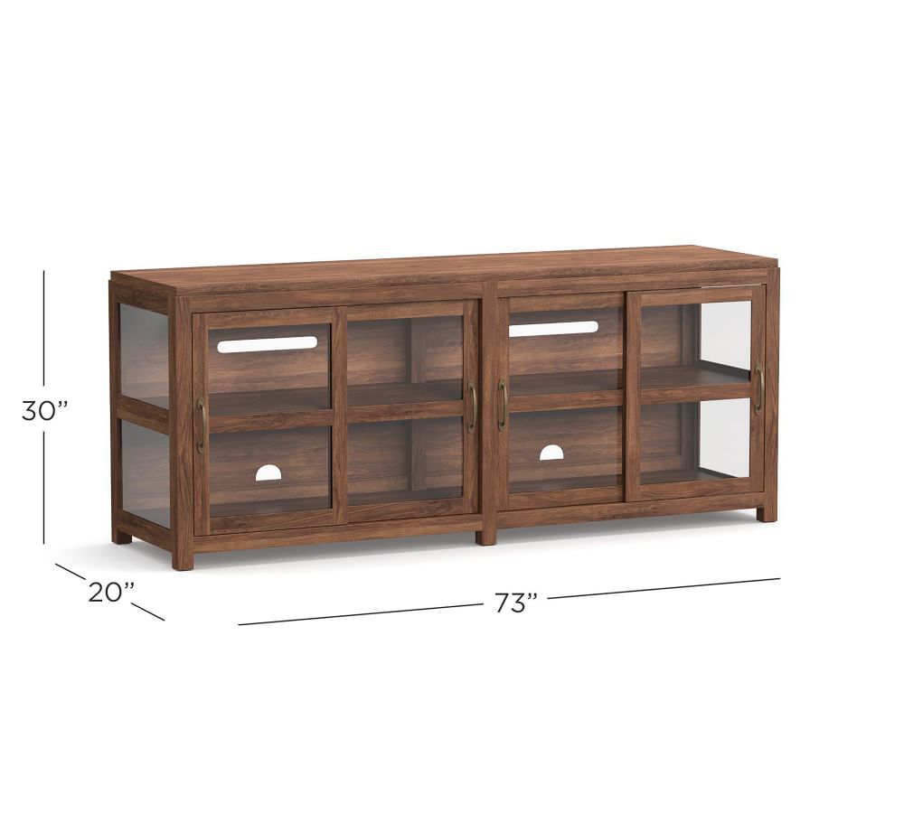 Menlo 73" Reclaimed Teak Console Table Pottery Barn