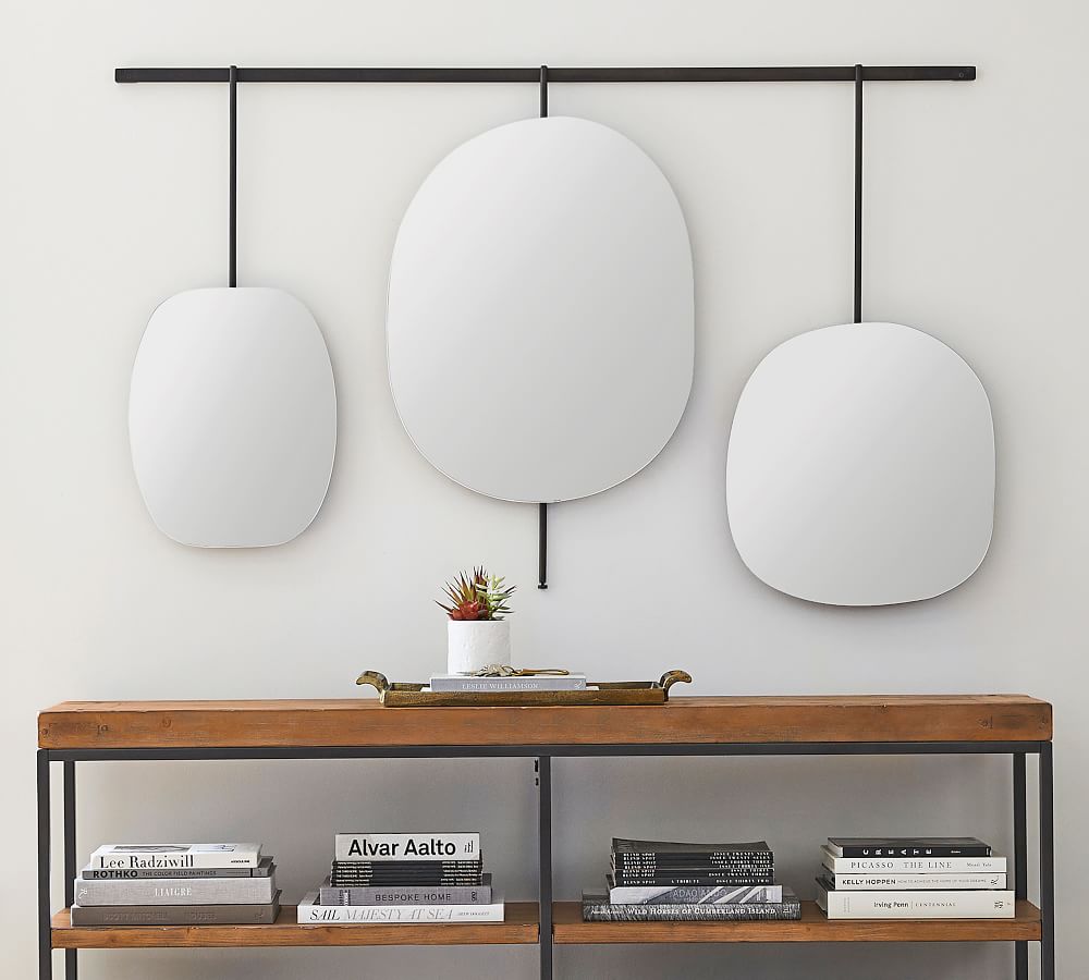 Crane Triple Hanging Wall Mirror Pottery Barn
