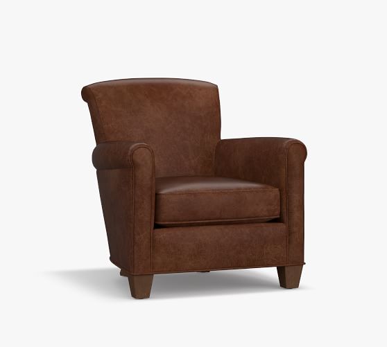 professor leather armchair