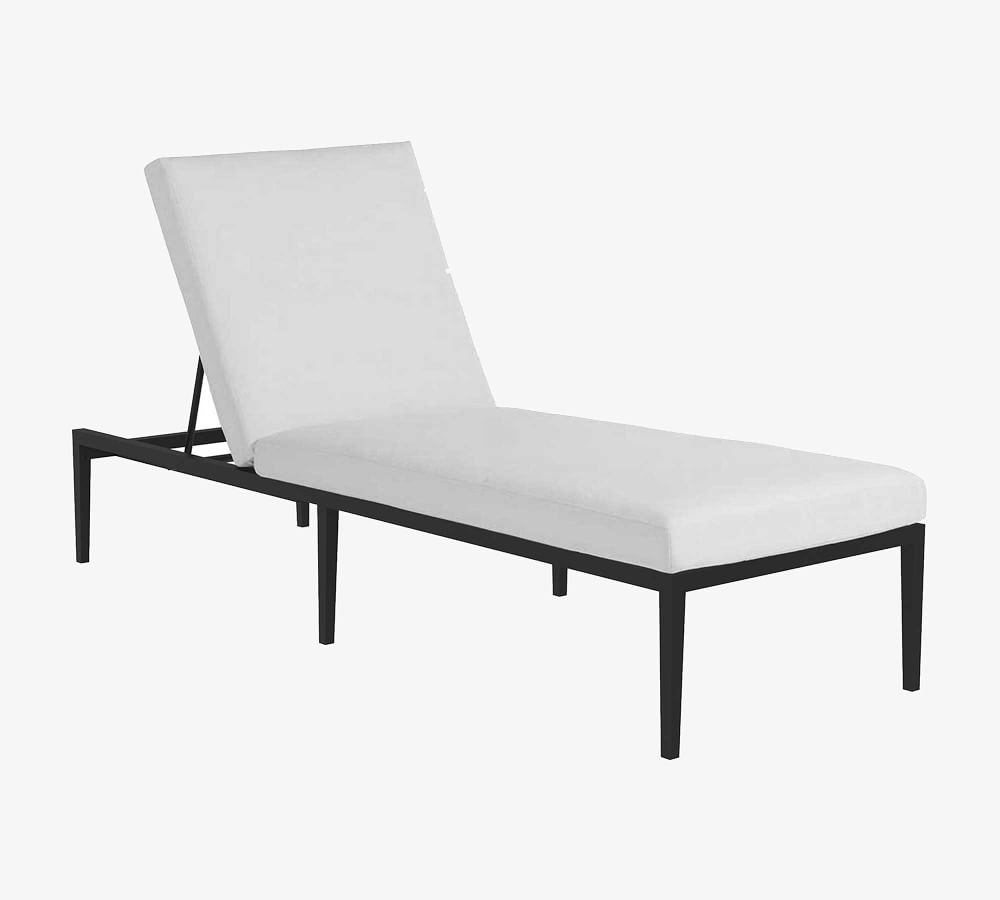 Yvonne Metal Chaise Lounge Pottery Barn