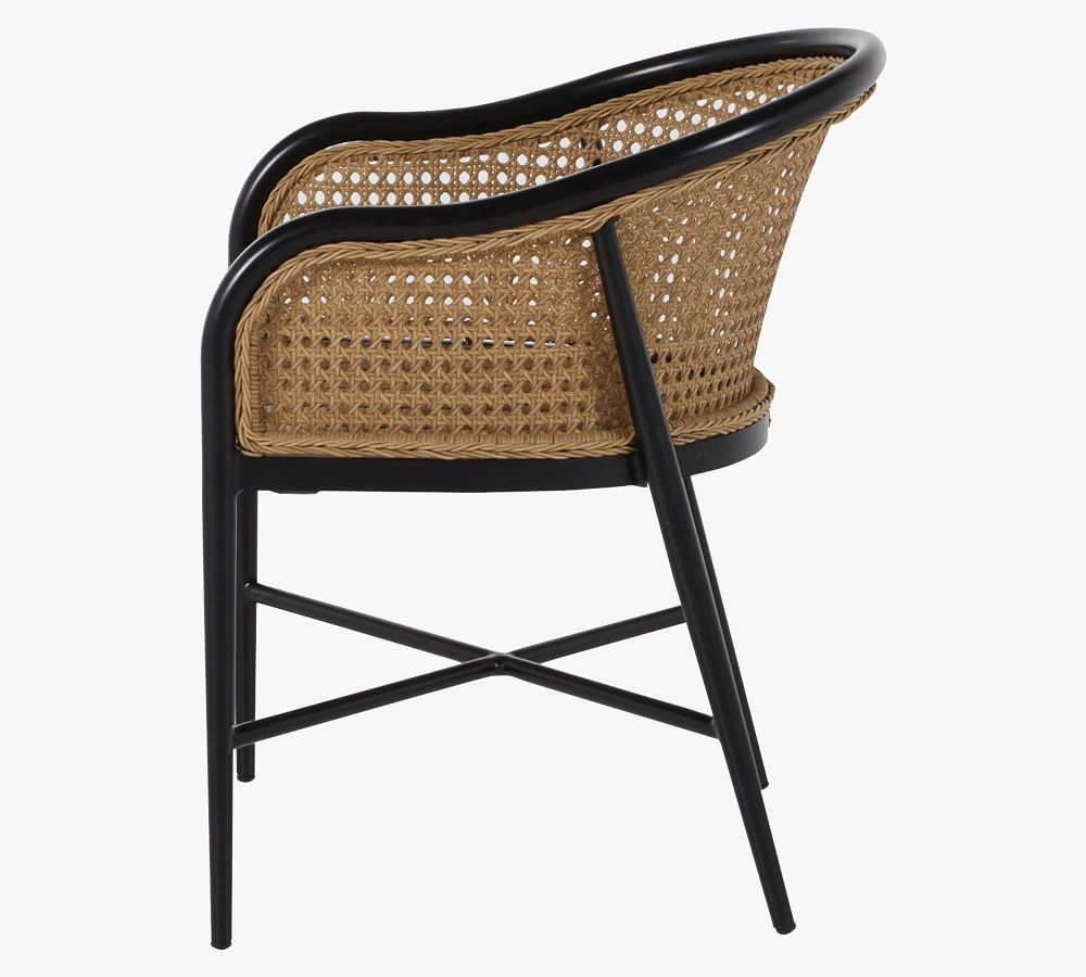 Berengar AllWeather Wicker Dining Chair & Armchair Pottery Barn