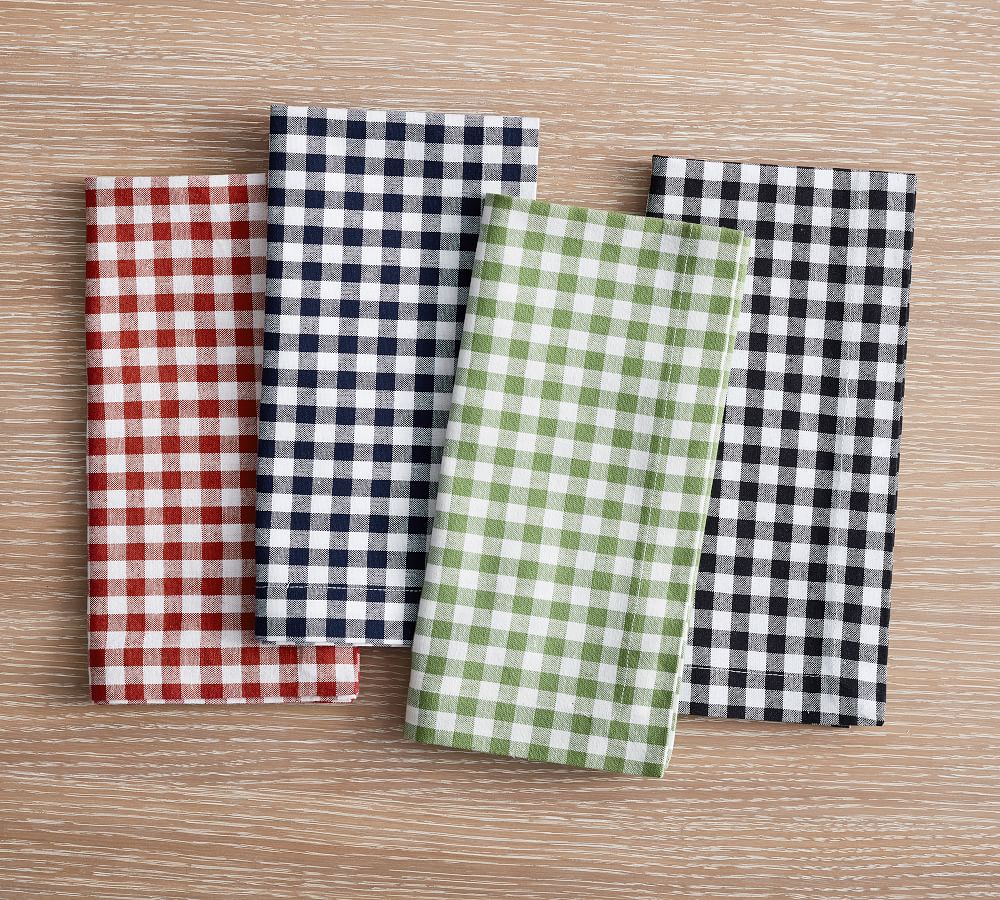 Gingham Cloth Napkin Pottery Barn