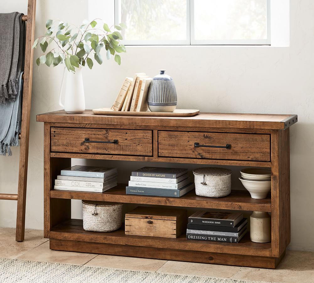 Novato 56" Reclaimed Wood Console Table Pottery Barn