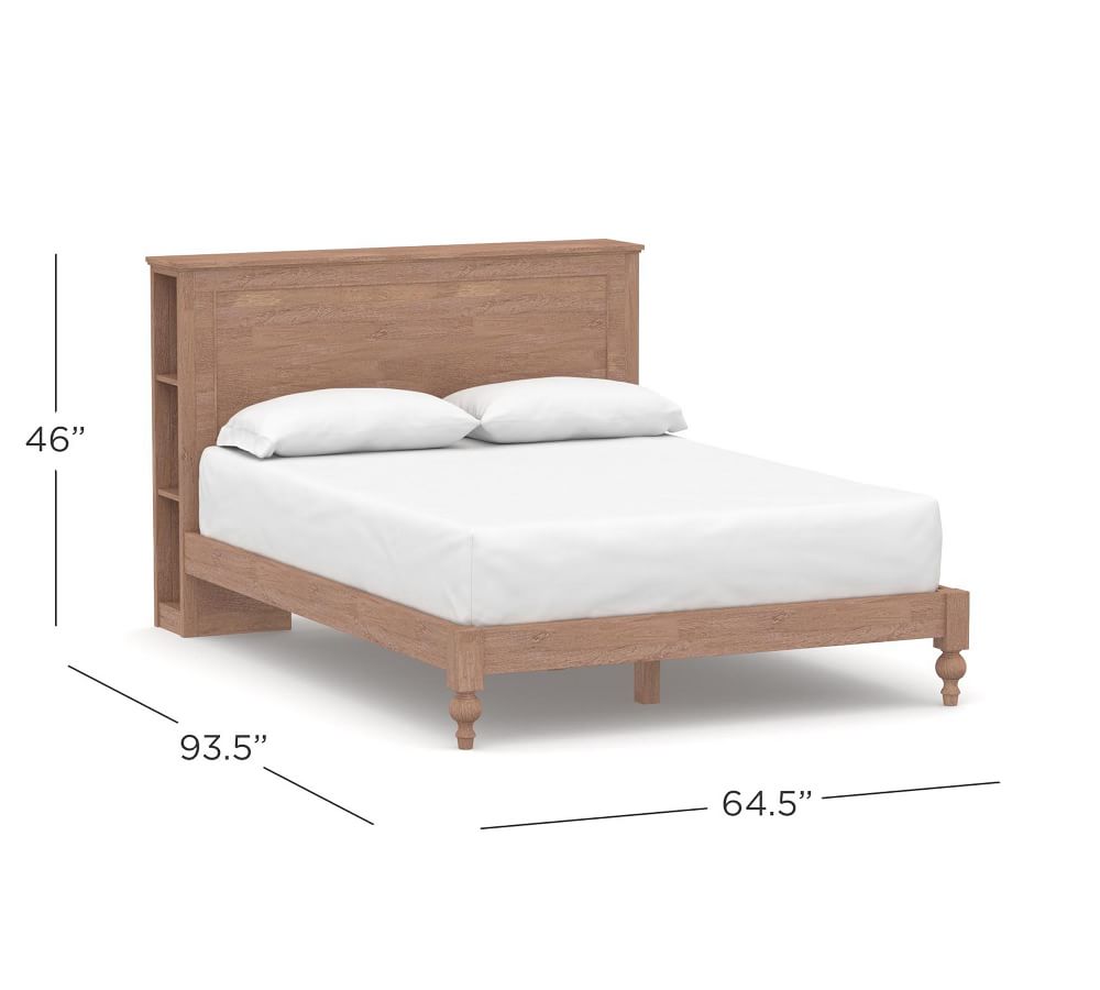 Astoria Storage Headboard & Platform Bed Pottery Barn