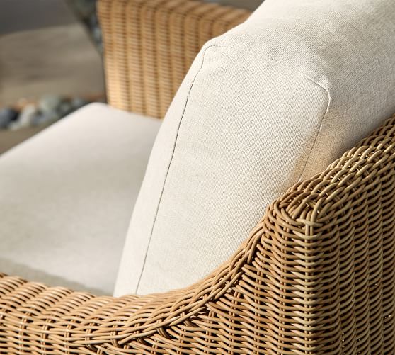 wicker swivel chair indoor