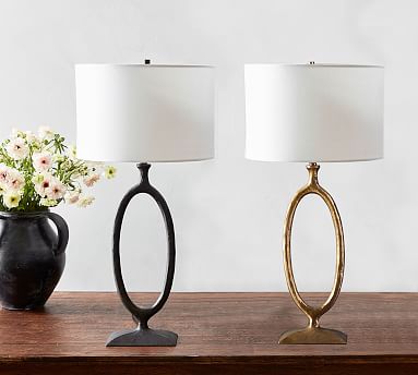 pottery barn bedside lamps