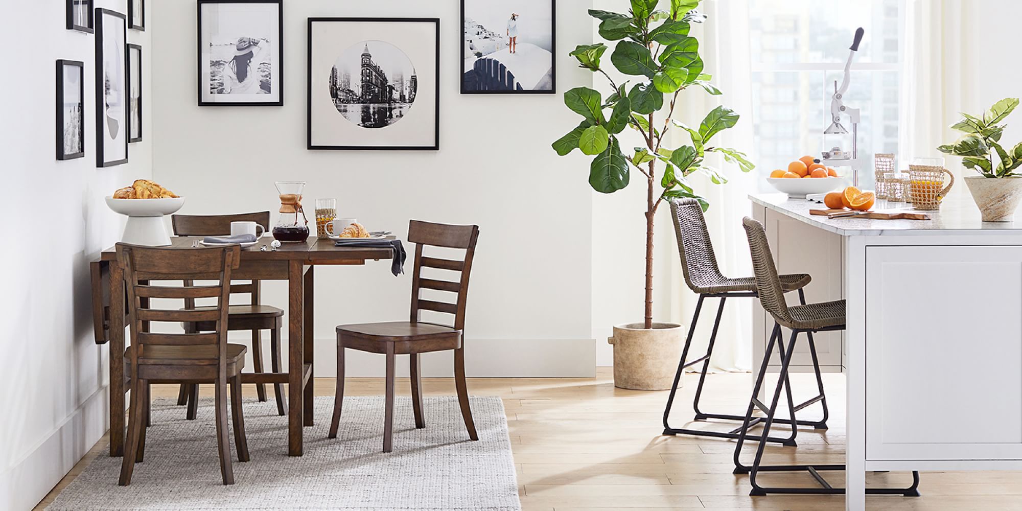 Mateo Drop Leaf Dining Table | Pottery Barn