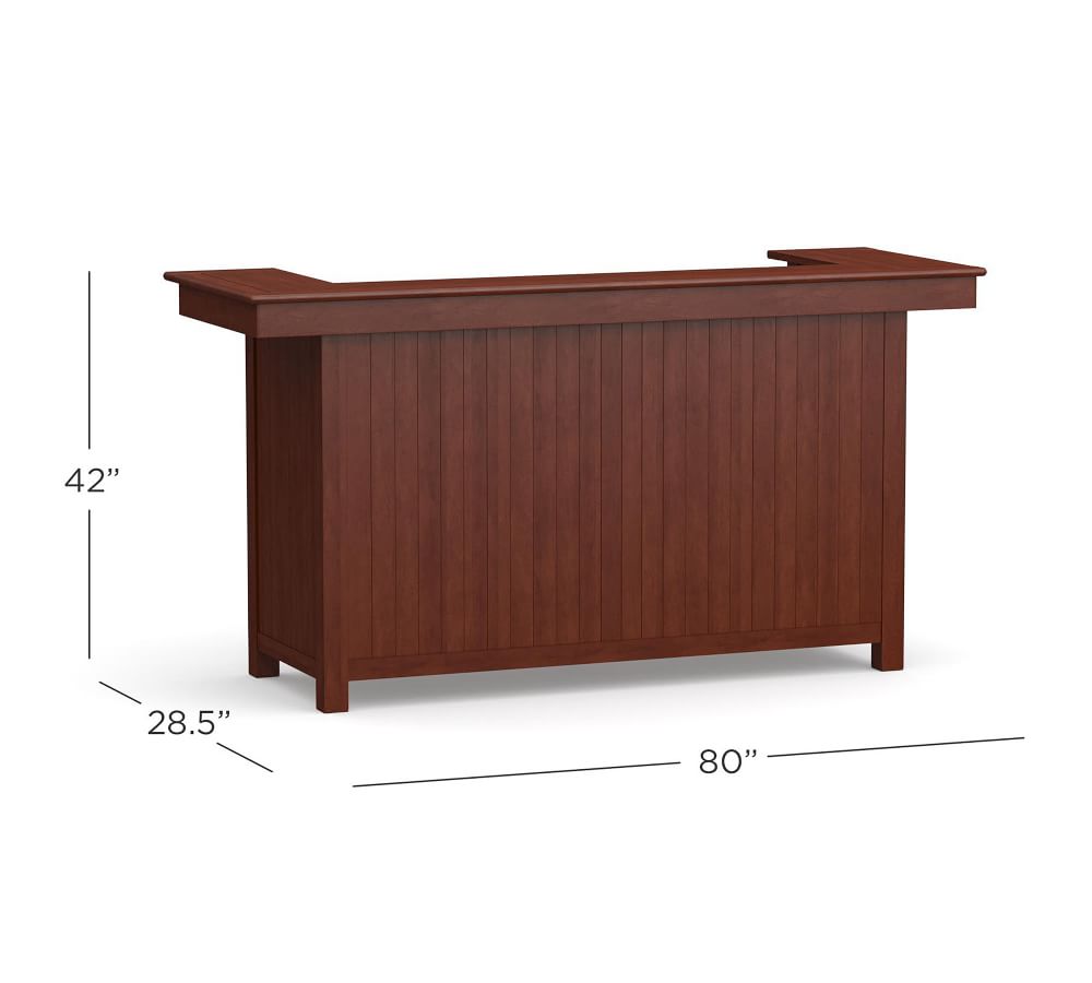 Chatham FSC® Mahogany Ultimate Bar | Pottery Barn