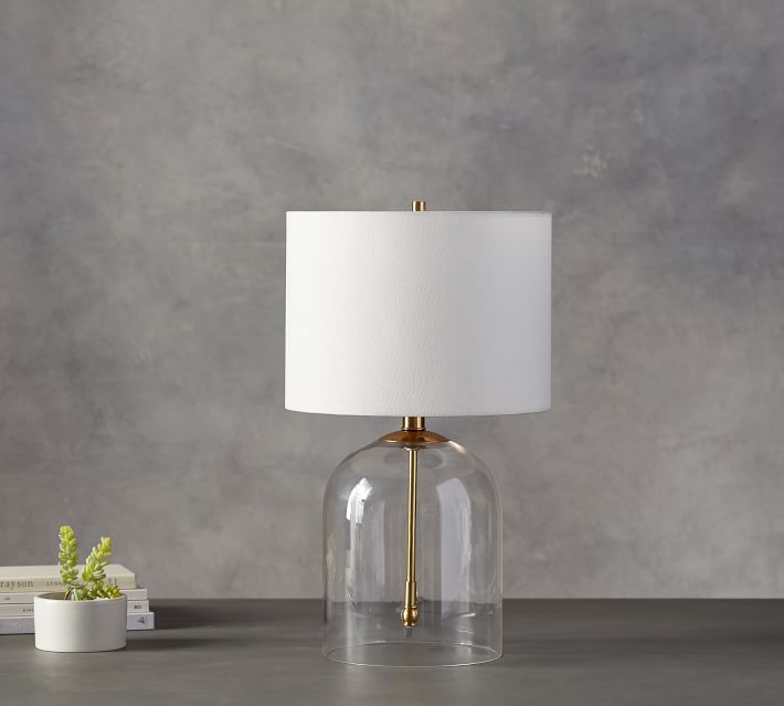 pottery barn aria lamp