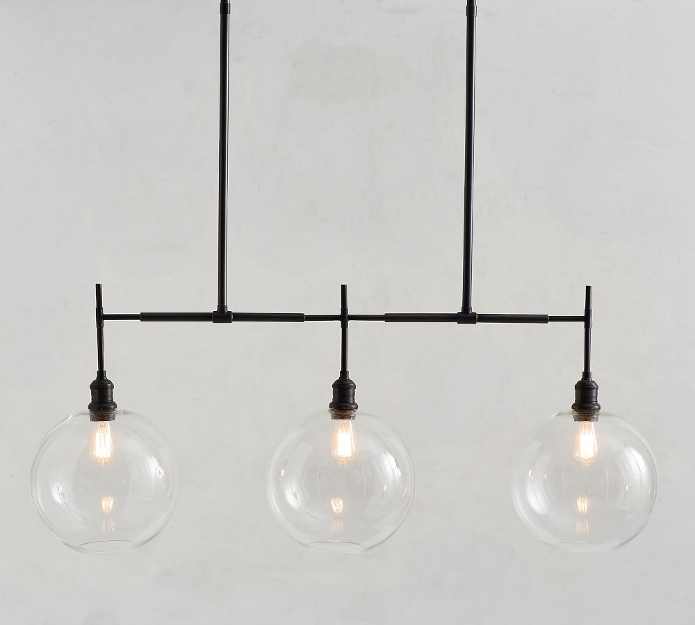 linear globe bath light