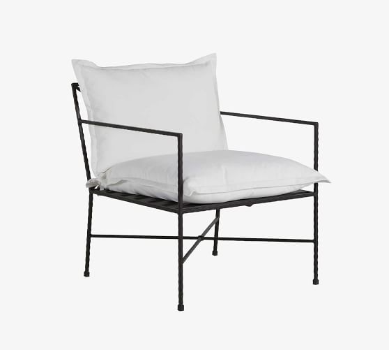 metal lounge chair