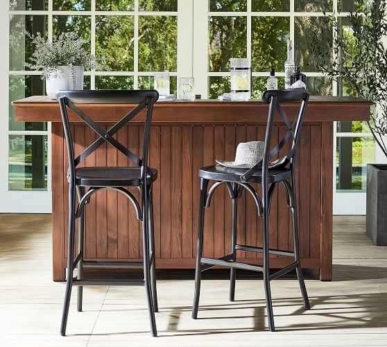 outdoor barstool with back