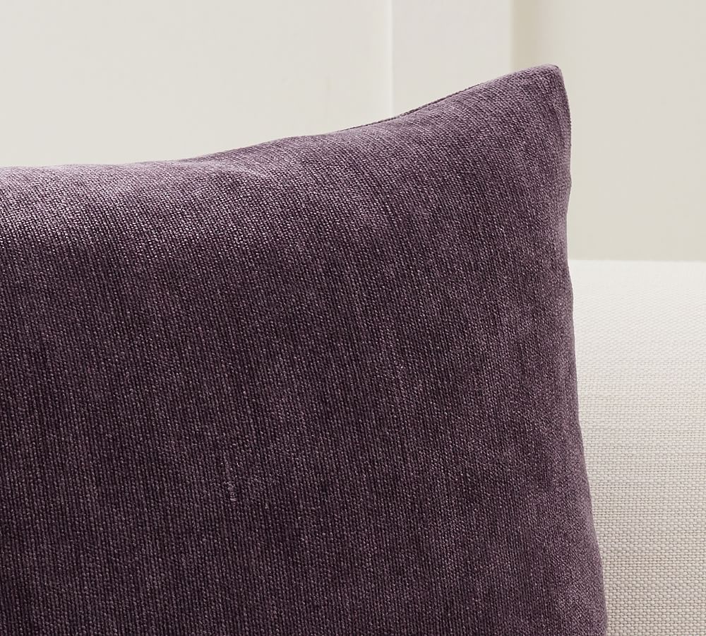 Lucia Chenille Pillow Covers Pottery Barn