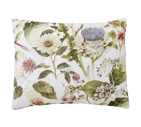 Thistle Organic Percale Comforter | Pottery Barn