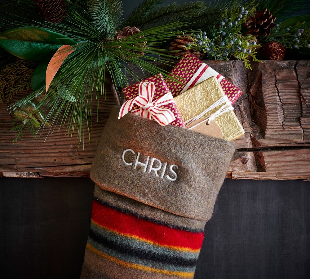 Pendleton® Personalized Stockings Pottery Barn