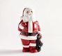 Santa Claus Shaped Handcrafted Cookie Jar | Pottery Barn