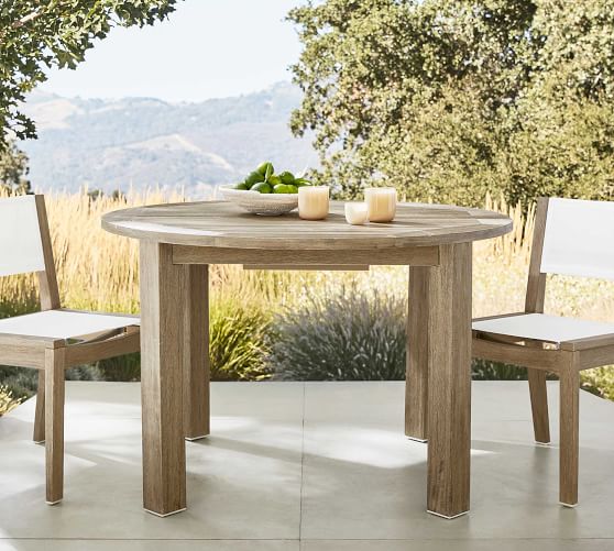 outdoor round patio dining table