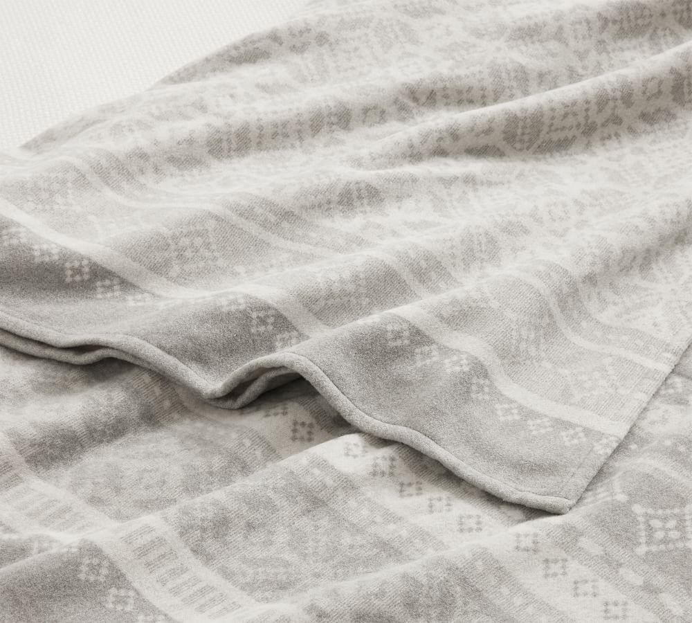 Fair Isle Blanket Pottery Barn