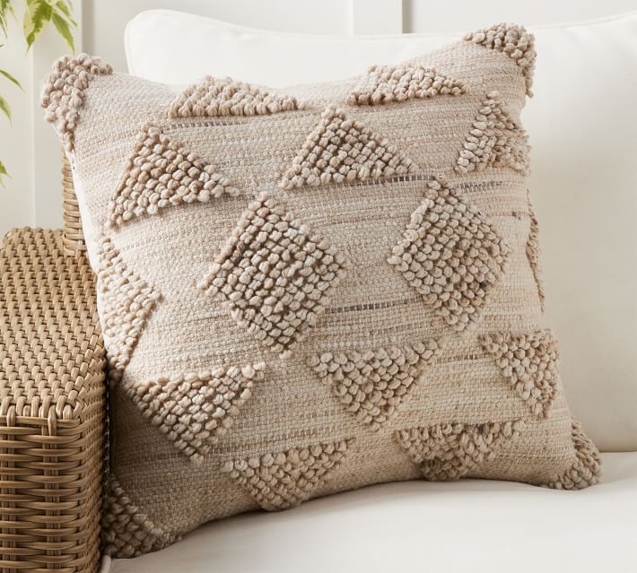 textured outdoor cushions