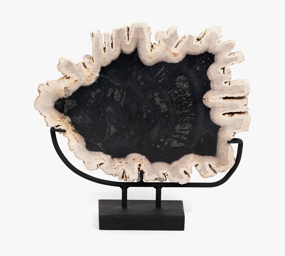 Petrified Wooden Sculpture | Pottery Barn