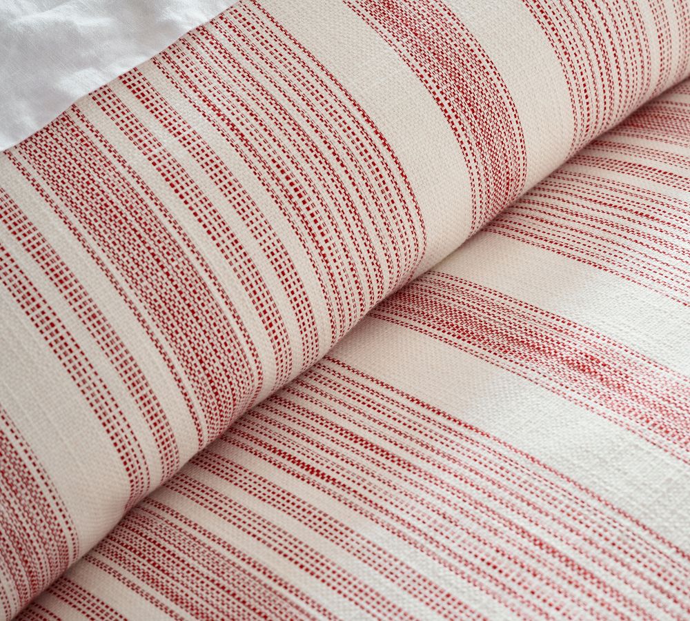 Hawthorn Striped Cotton Duvet Cover Pottery Barn