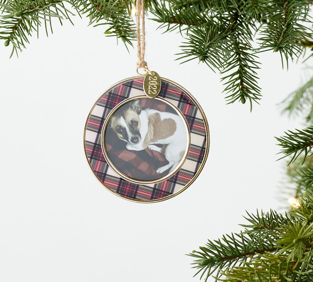 Dated Enamel Framed Ornaments Pottery Barn