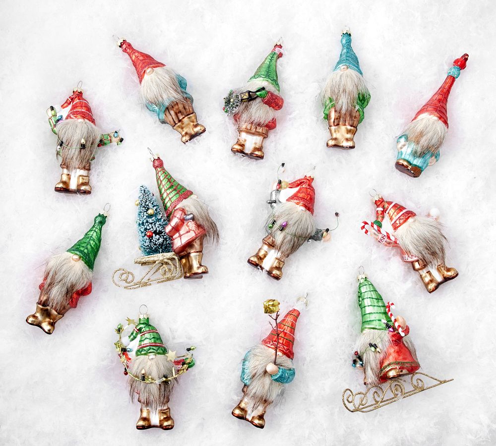 Set 6 Gnomi Natalizi Piccoli Con Cappello A Punta E Barba, Decorazioni Fai Da Te Per Albero Di Natale, Camino E Casa, Colori Misti