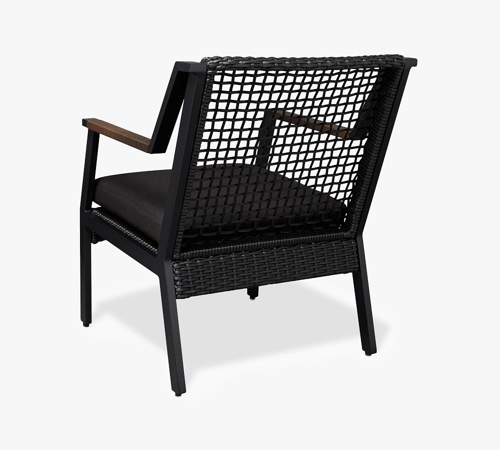 Klein AllWeather Wicker Lounge Chairs Set of 2 Pottery Barn