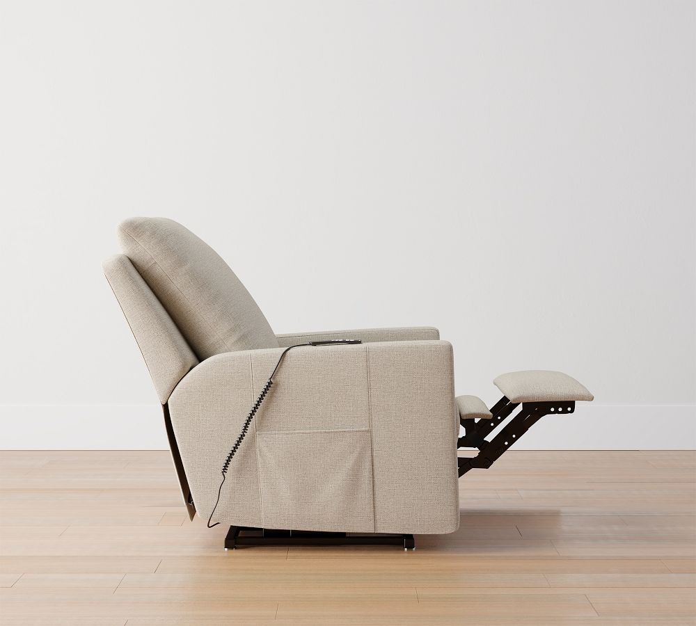 Ayden Square Arm Upholstered Power Lift Recliner with Massage Heat