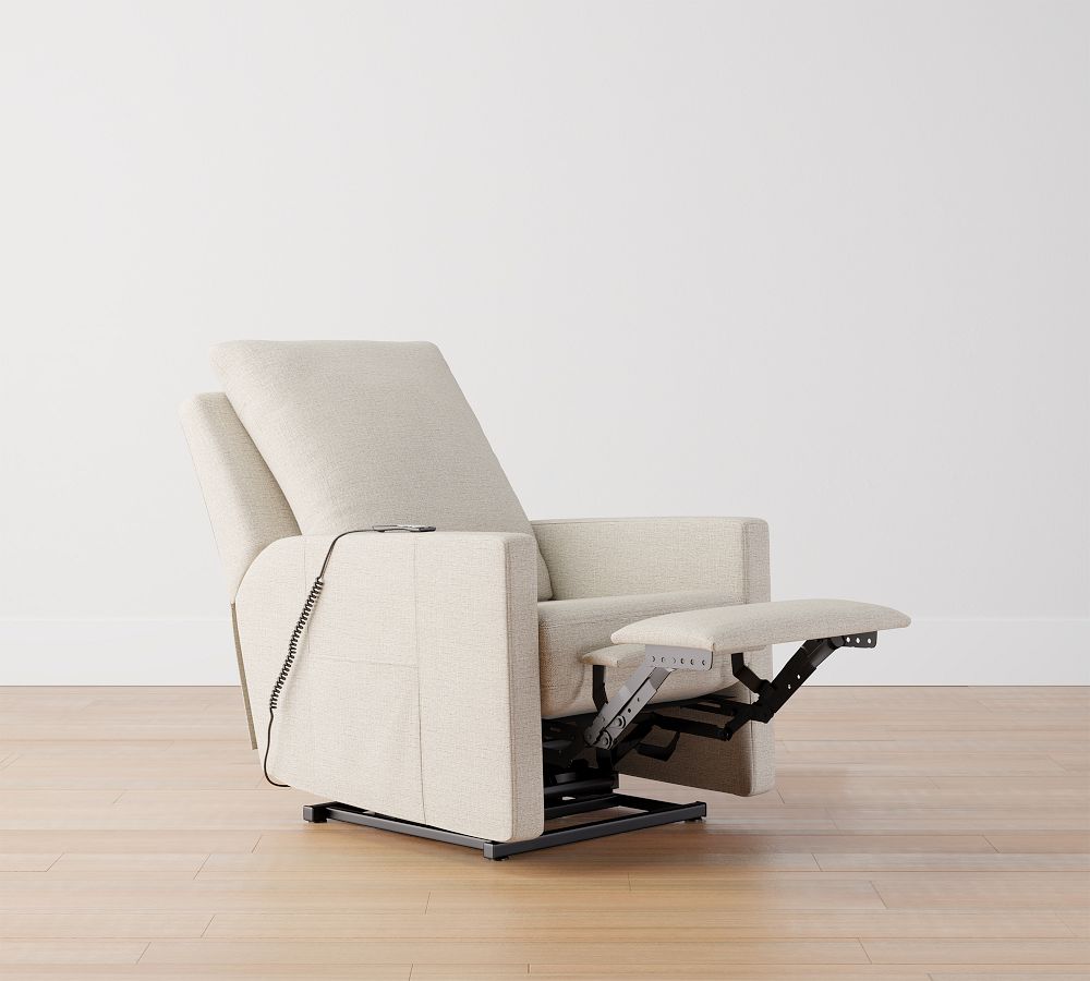 Ayden Square Arm Upholstered Power Lift Recliner with Massage Heat