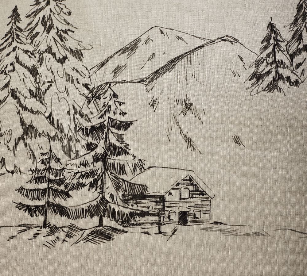 Rustic Forest Duvet Cover Pottery Barn