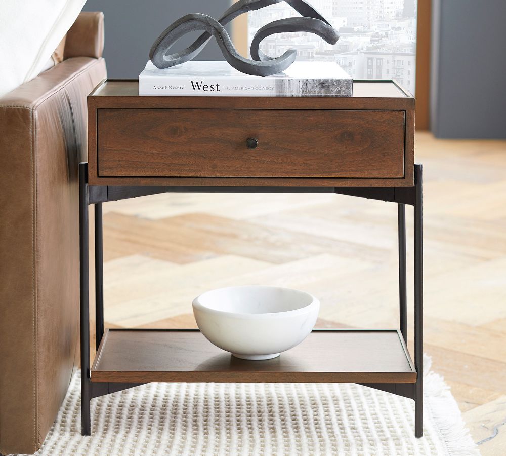 Warren Rectangular End Table Pottery Barn