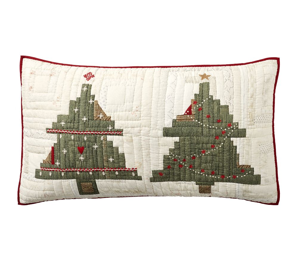 Arden Tree Applique Quilted Sham Pottery Barn