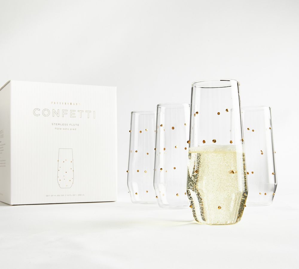 Engagement gift idea engaged friend confetti tumblers from pottery barn
