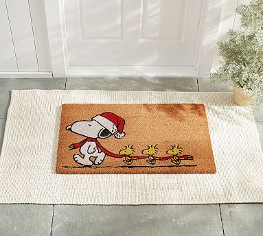 Double Front Door Mat, Large Christmas Doormat, Winter Doormat