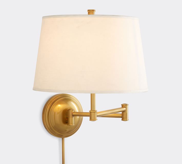 pottery barn swing arm lamp