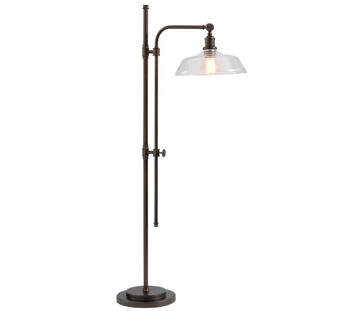 pottery barn articulating floor lamp