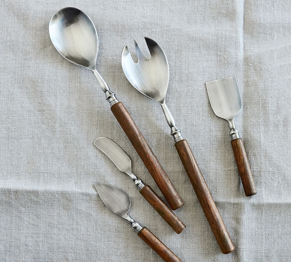 Mango Wood Handled Serving Utensils Pottery Barn
