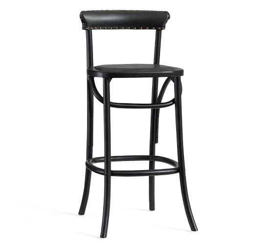 pottery barn black stools