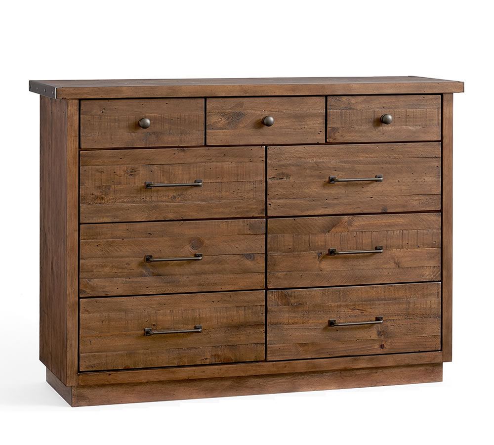 Big Daddy's Antiques Reclaimed Wood 9Drawer Wide Dresser Pottery Barn