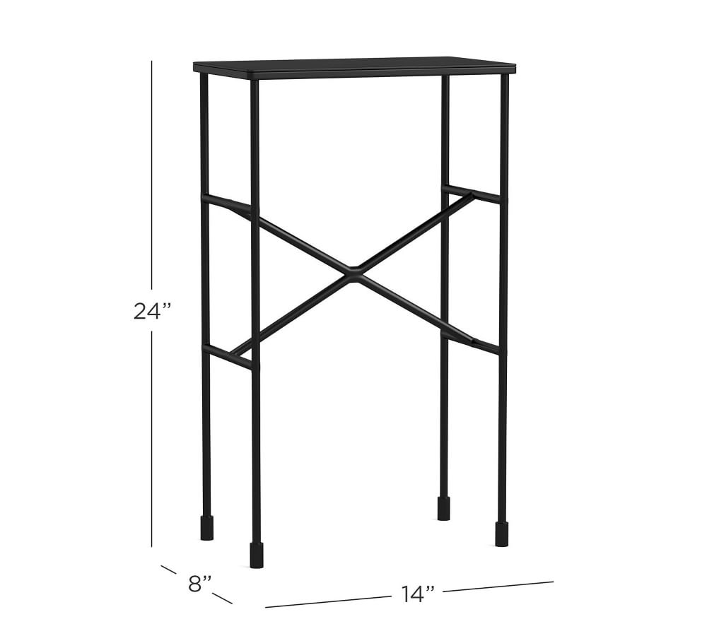 Zane Metal Accent Table Pottery Barn