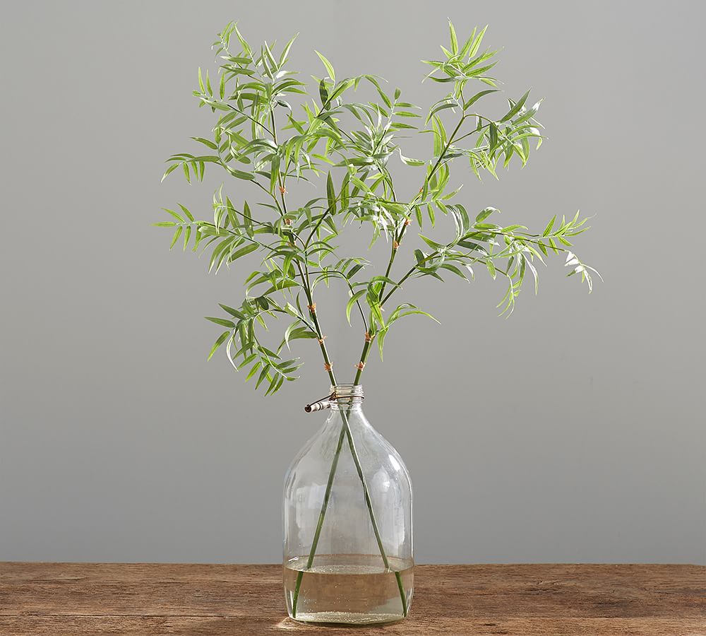 Bamboo Branch Artificial Flowers Pottery Barn