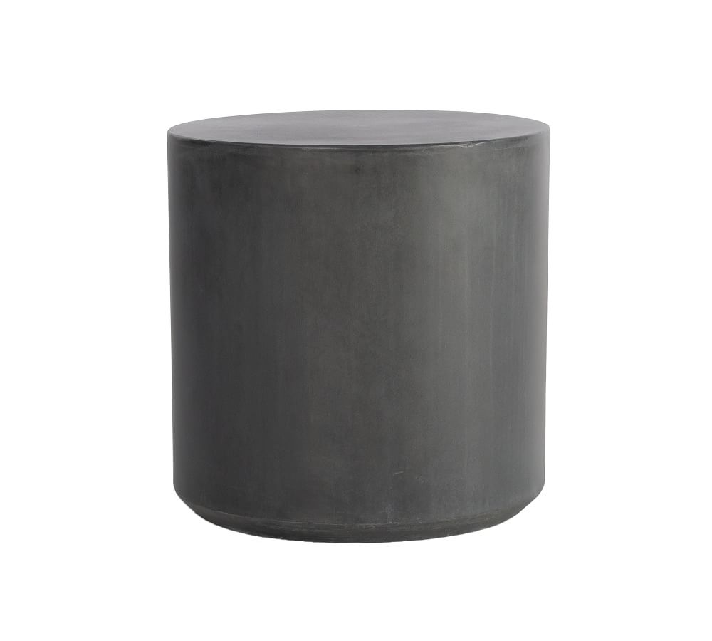 pottery barn concrete side table