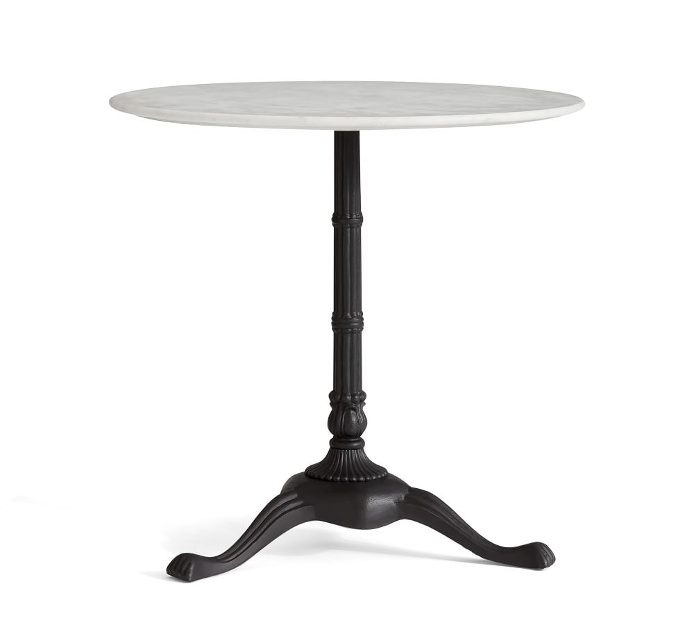 Rae Round Marble Pedestal Bistro Dining Table | Pottery Barn